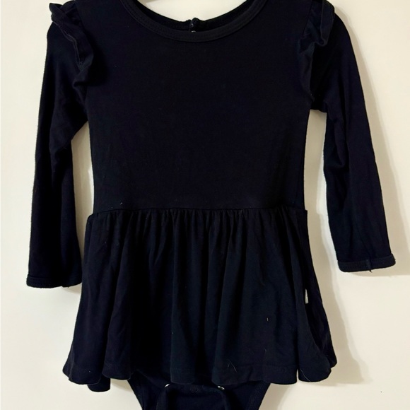 Kyte Baby Long Sleeve Twirl Baby Dress Black - Picture 3 of 5